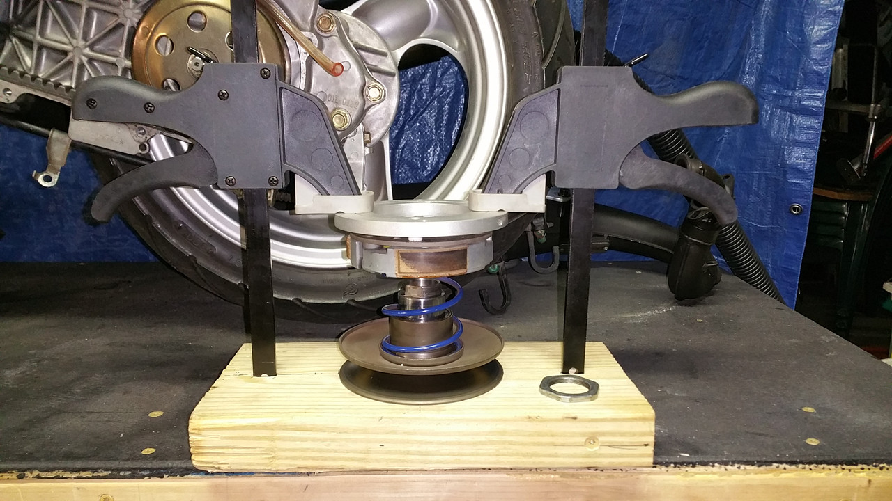 Another DIY rear spring compressor | 49ccScoot.com Scooter Forums