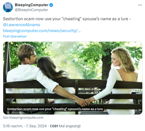 Sextortion-Fälle in den USA