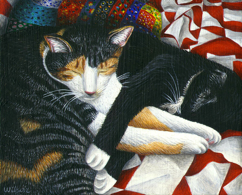 22-napping-cat-friends-carol-wilson