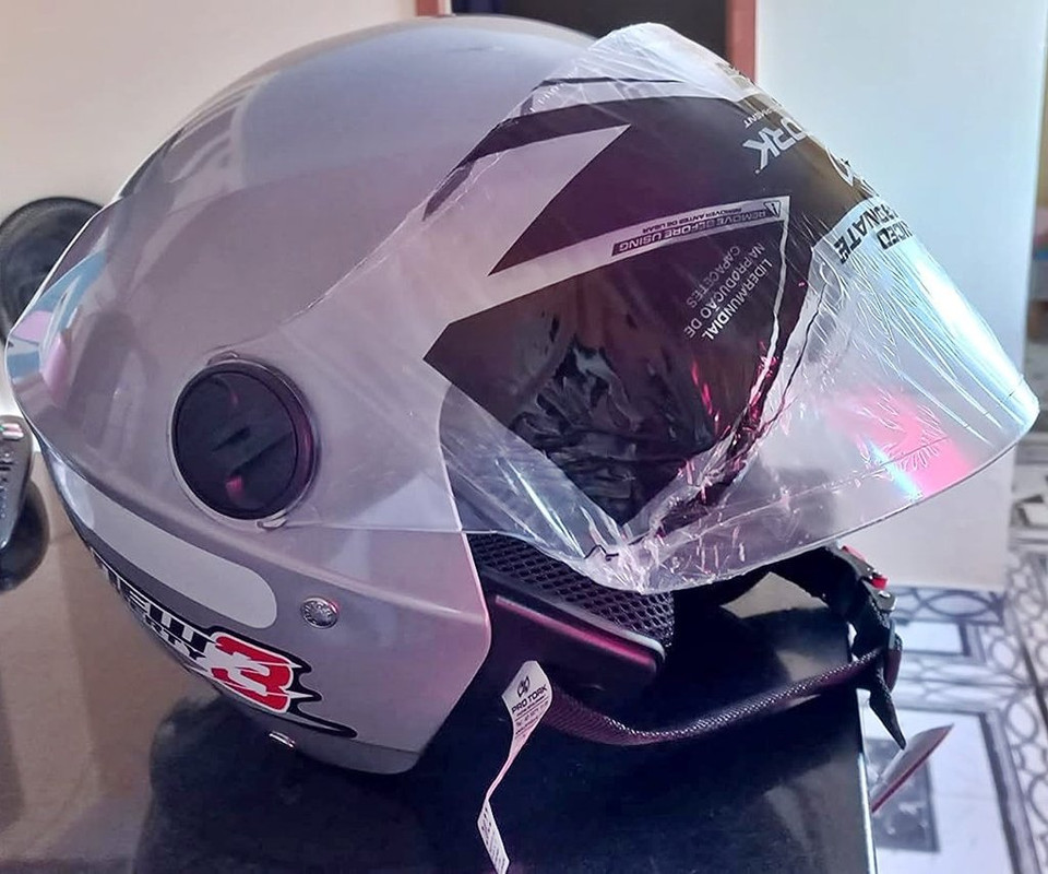 Pro Tork Capacete New Liberty Three 58 Prata