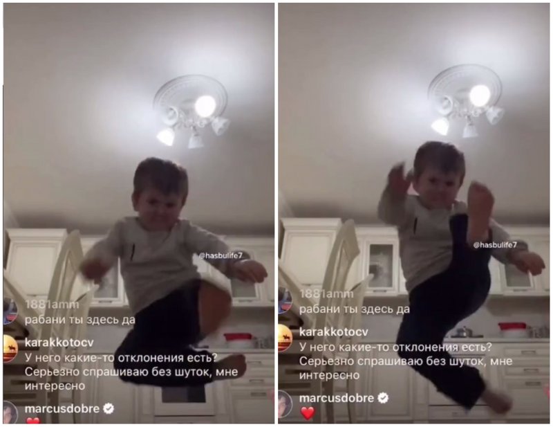 Хасбула показа страхотен фронт кик