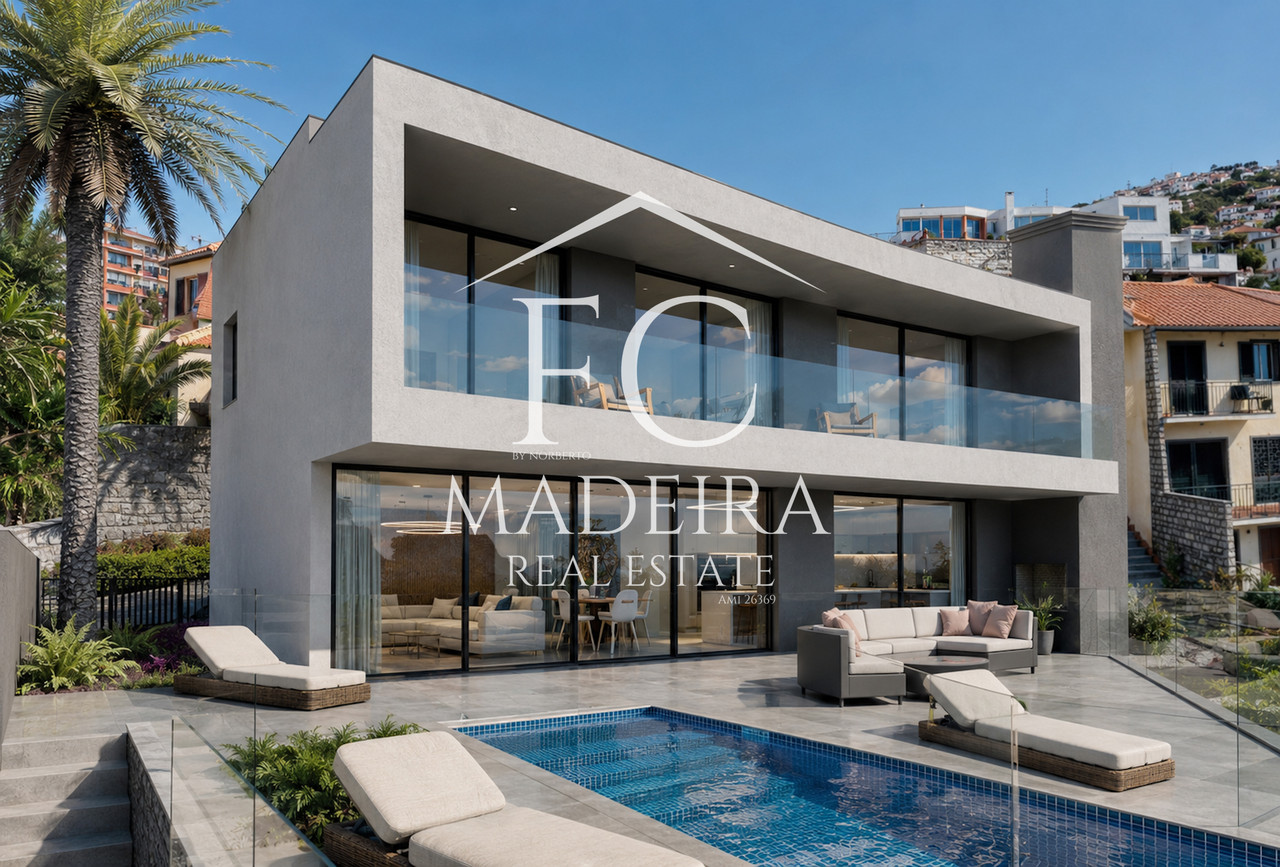 Moradia T3 de Luxo com Piscina Vista Panorâmica Funchal