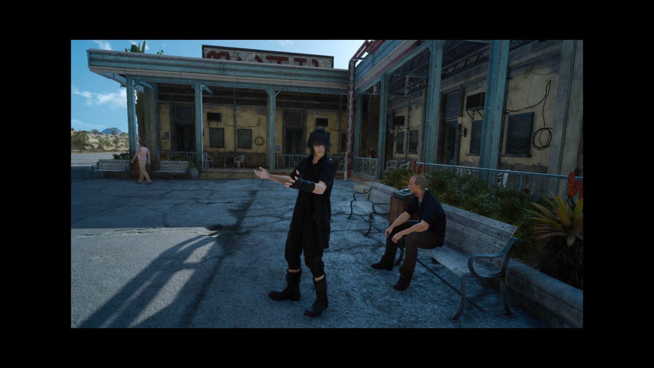 noct being like "look at how much nothing there is" or something