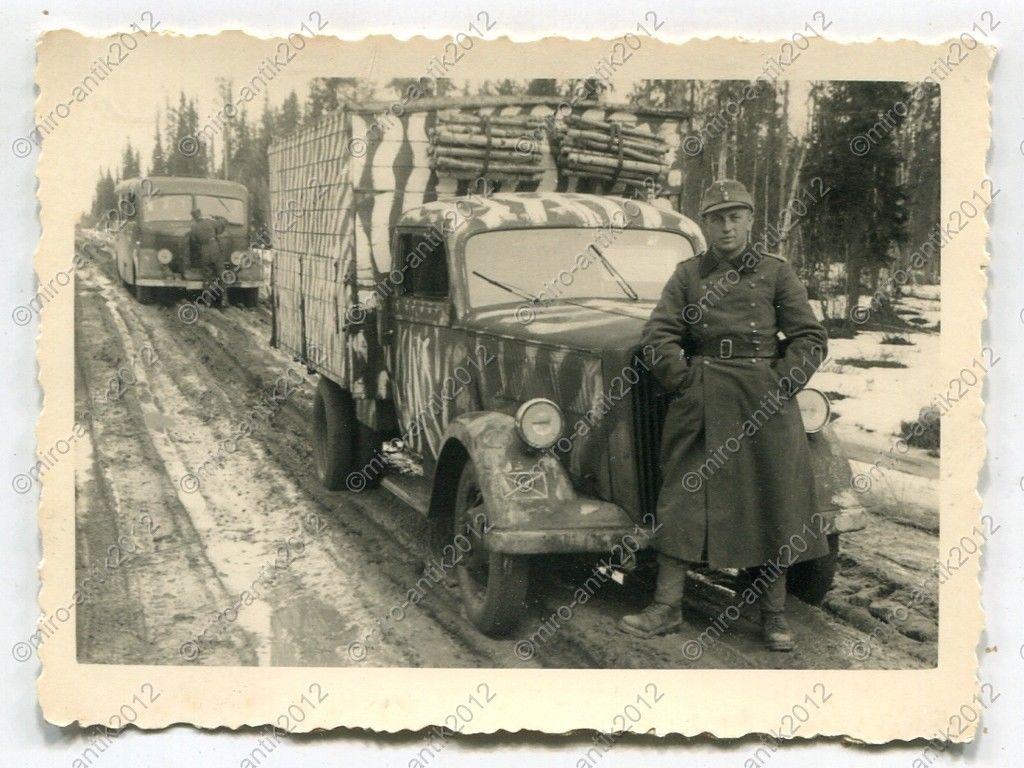 Foto, Wehrmacht, LKW, Opel Blitz mit sehr schöne