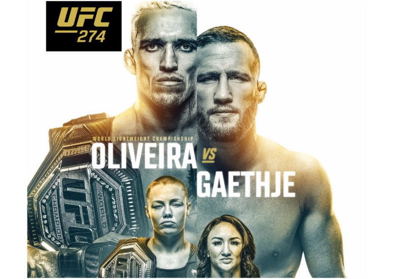 Пуснаха постера за UFC 274: Оливейра - Гейджи