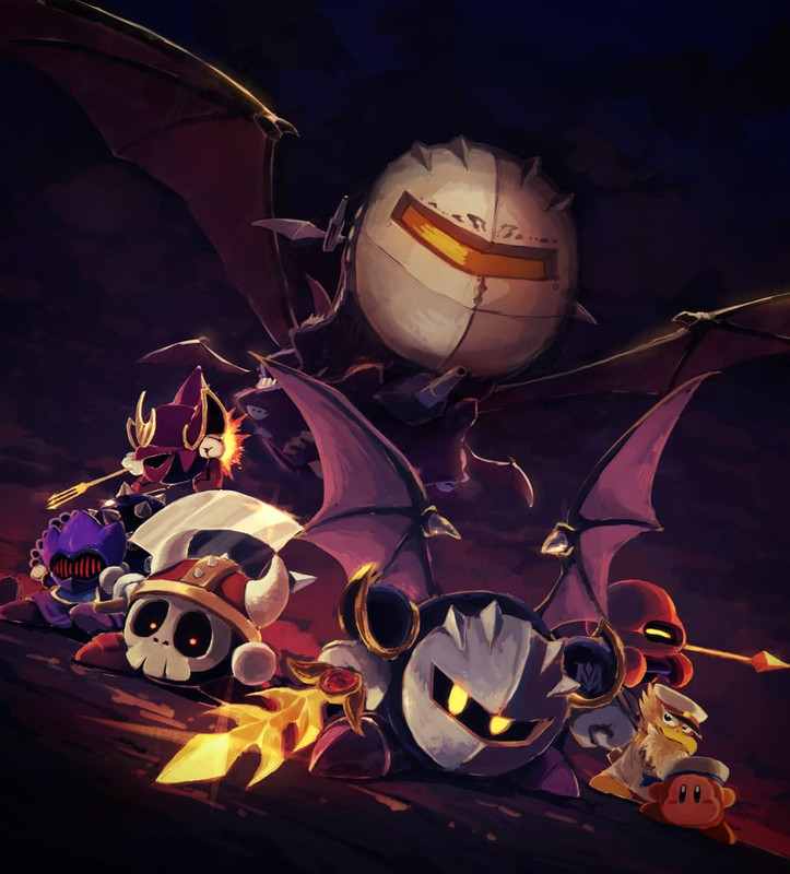 meta-knight-axe-knight-mace-knight-tride