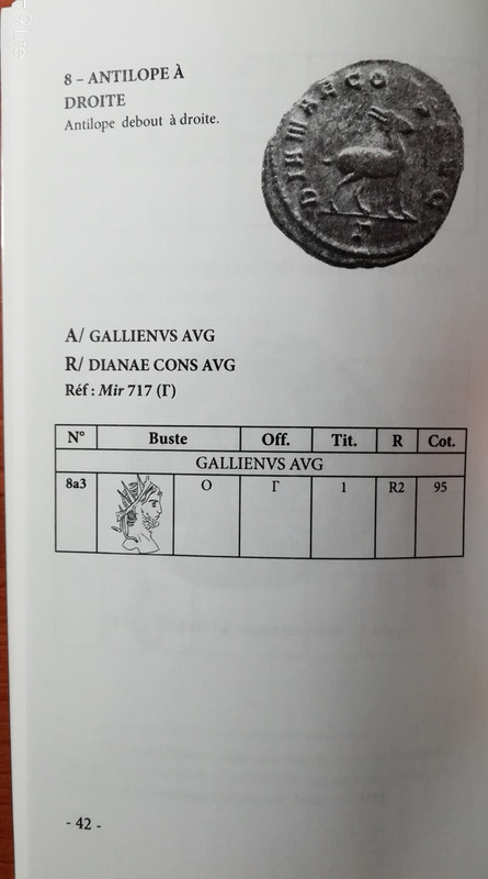 Antoniniano Galieno. DIANA CONS AVG. Antílope a dcha. Roma IMG-20200615-002803