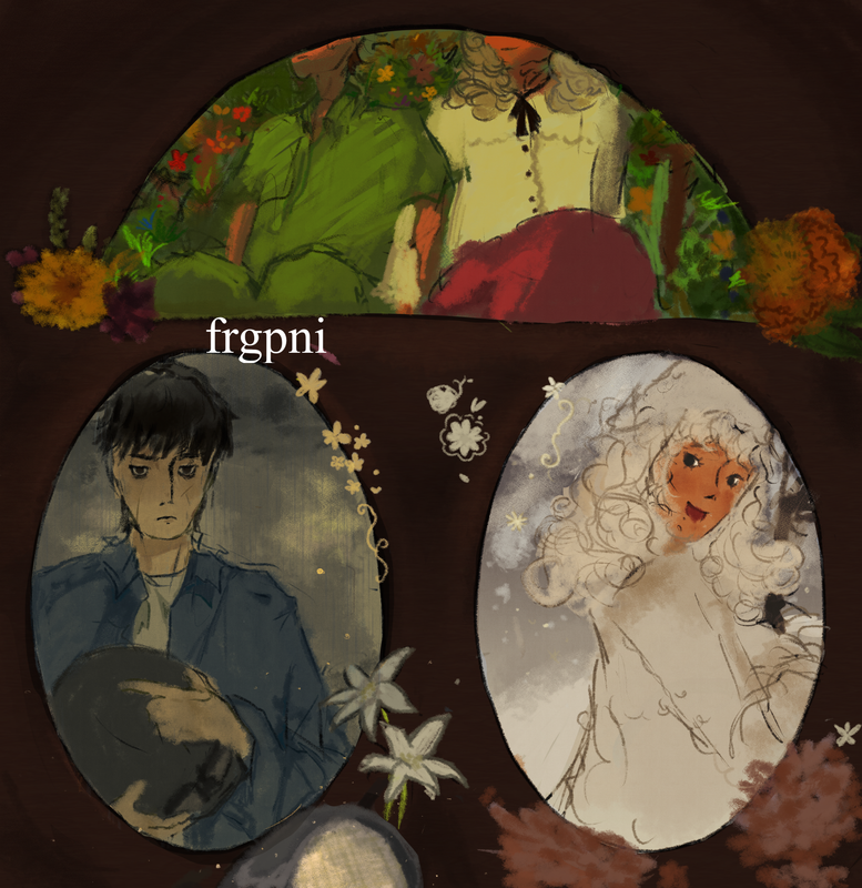 Marilou et Leduc, peinture pousséee.