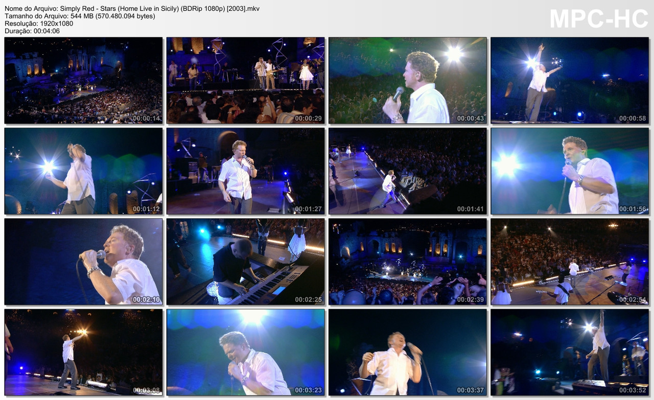 Simply Red - Stars (Home Live in Sicily) (BDRip 1080p) [2003]