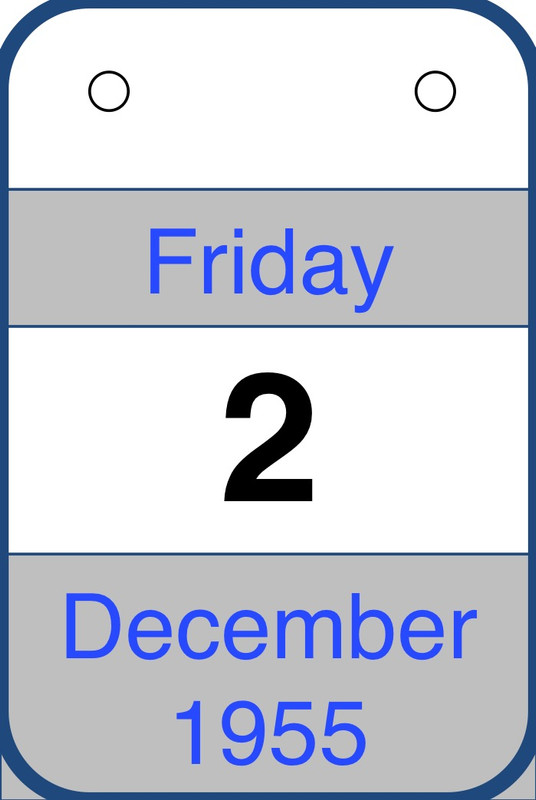 Calendar: 2 December 1955