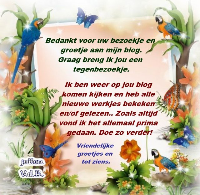 Dinsdag-blogbezoek