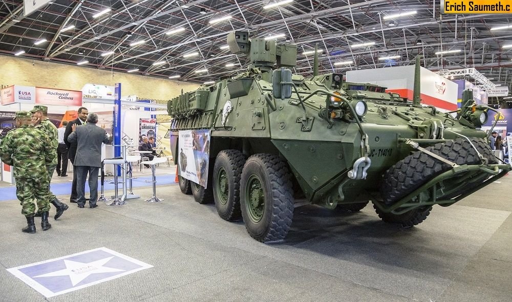 Colombia solicita a EEUU presupuesto para la compra de 60 blindados GDLS 8x8 LAV-III