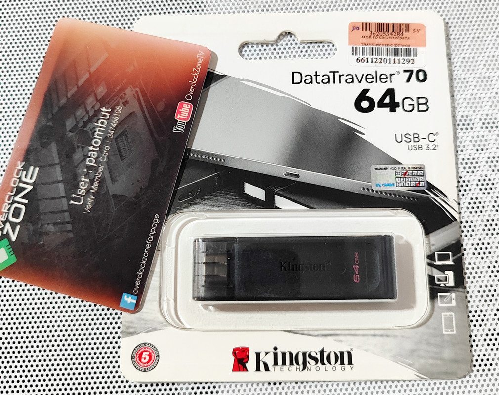 Kingston DataTraveler 70 USB-C 64GB 1710338687110