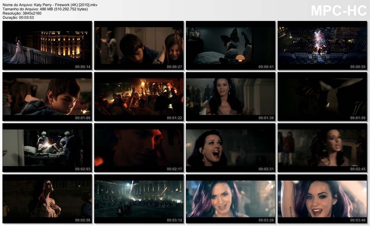 Katy Perry - Firework (Official Music Video 4K 2160p) [2010]