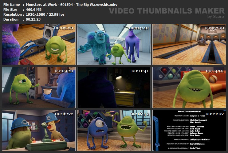 Monsters at Work - S01E04 - The Big Wazowskis.mkv