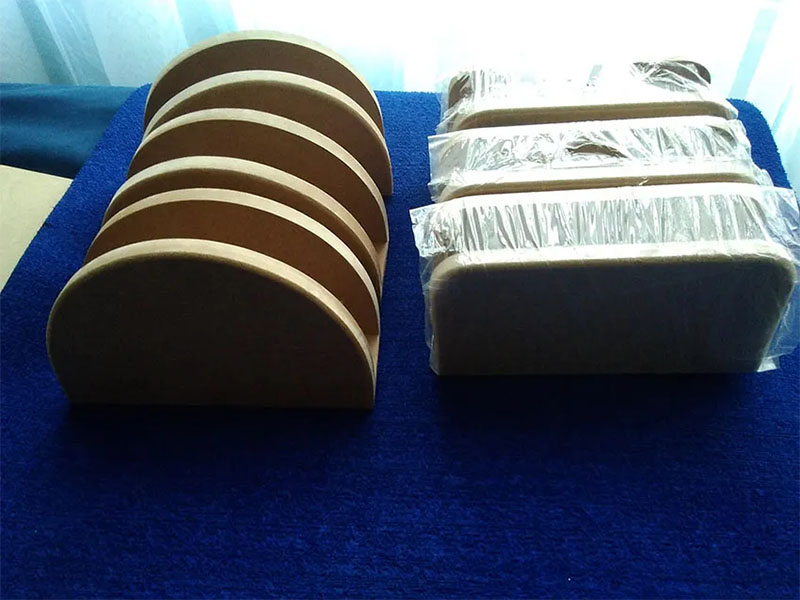 Servilletero Rectangular Vertical En Color Crudo En Madera Diseñ