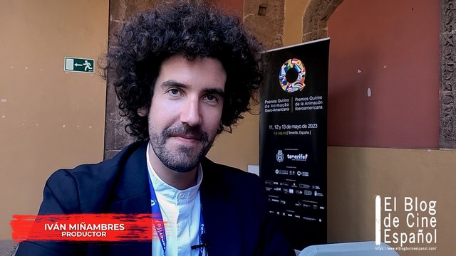 ENTREVISTA AL PRODUCTOR IVÁN MIÑAMBRES EN LOS PREMIOS QUIRINO DE LA ANIMACIÓN IBEROAMERICANA