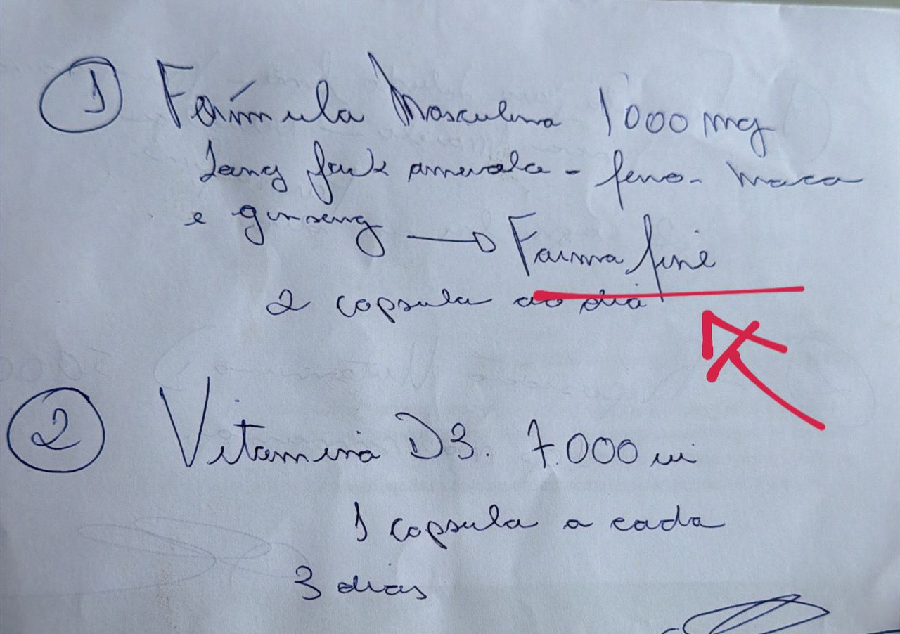 F&oacute;rmula Masculina 1000mg Farmafine