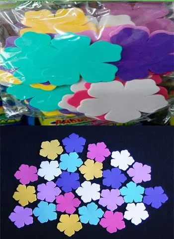 Figuras en foami Flores No1 Troqueladas fomi plano para Floristería