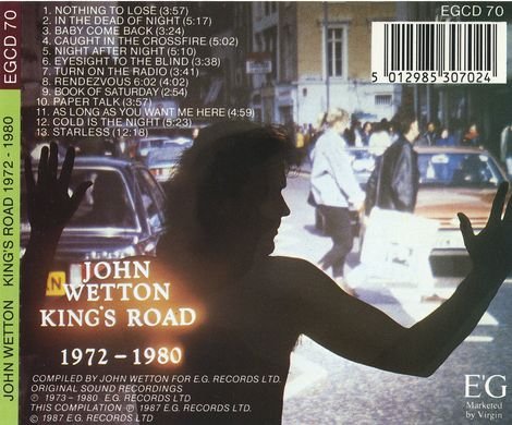 John Wetton - King's Road 1972-1980 (1987) Lossless John Wetton - King's Road 1972-1980 (1987) Lossless