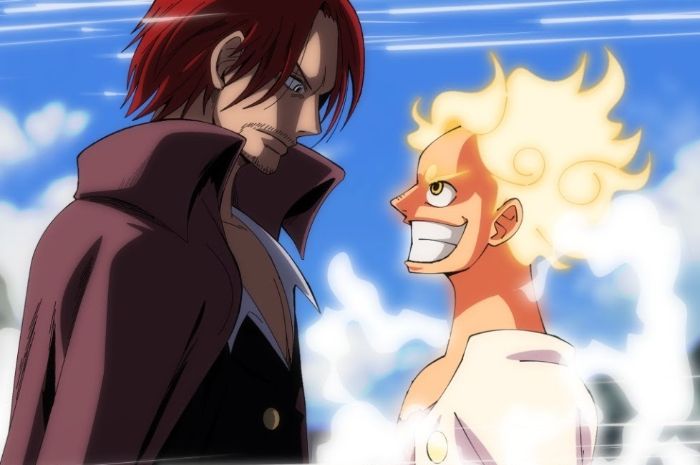 Shanks vs Luffy di One Piece
