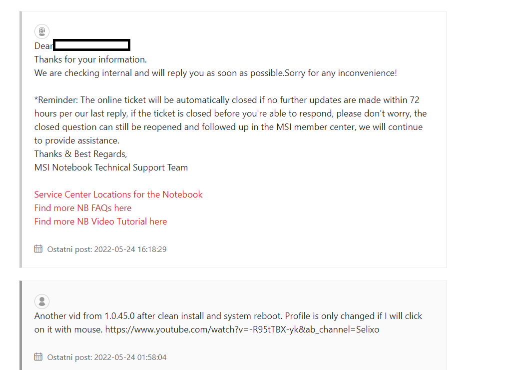 MSI Center Gaming Mode Not Working MSI Global English Forum Msi center gaming mode not working msi global english forum