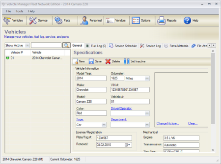 Vehicle Manager 2022 Fleet Network Edition 3.0.1015