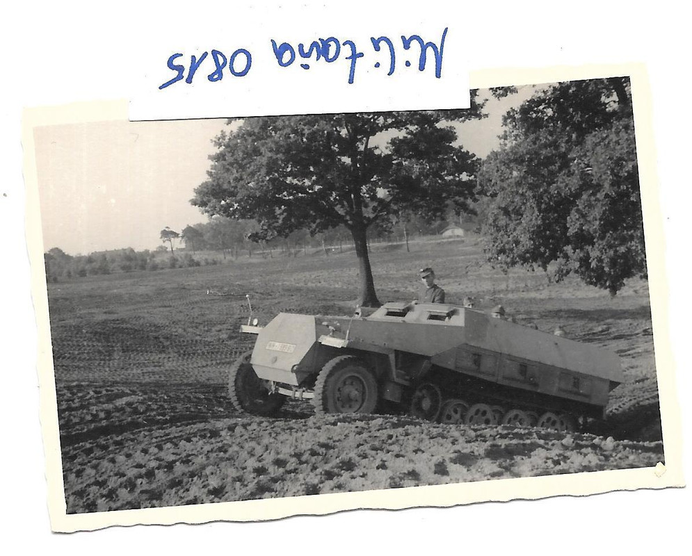 Schützen - Panzer WH 599726 im 2.WK 1943 im Gelände F 2