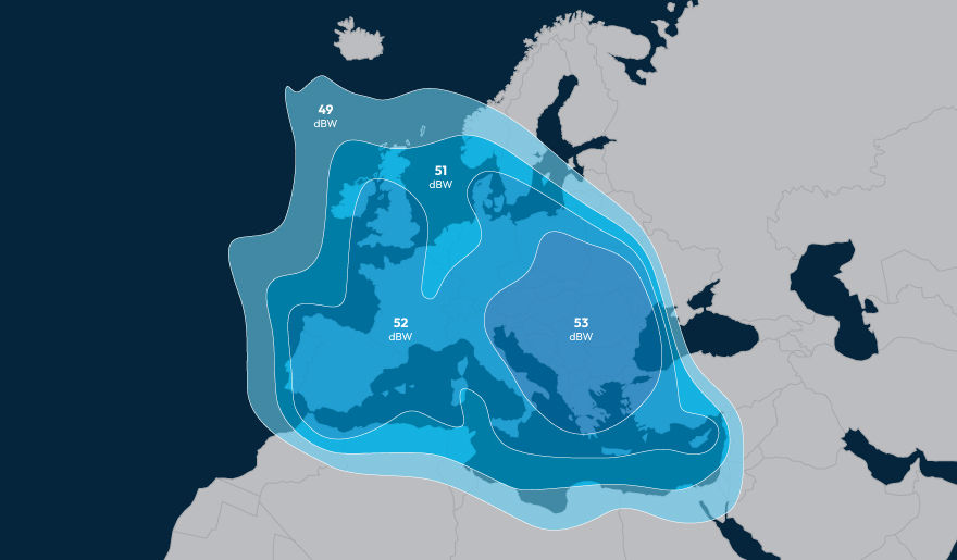 Hellas Sat 4 at 39.0°E Satellite data now Hellas Sat 4 at 39.0°E Satellite data now