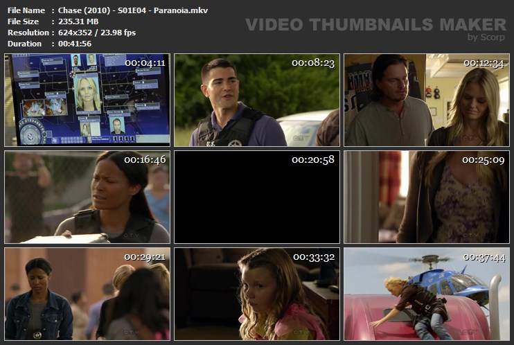 Chase (2010) - S01E04 - Paranoia.mkv