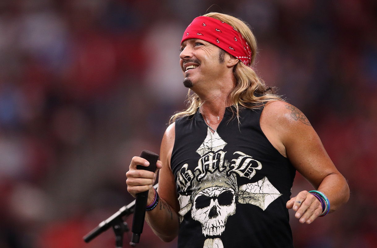 Bret performing