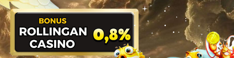 BONUS ROLLINGAN CASINO 0.8%%
