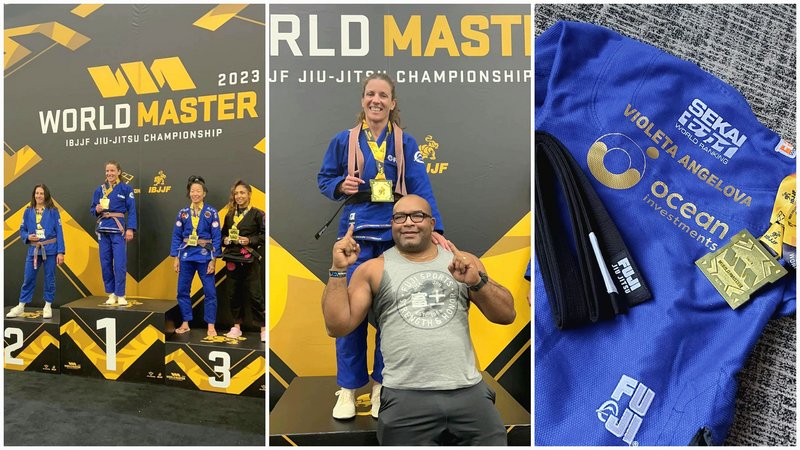 Виолета Ангелова със злато от жиу-жицу турнира IBJJF World Masters 2023