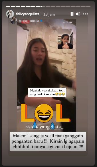 Felicya Angelista mencuci baju di bathtub hotel