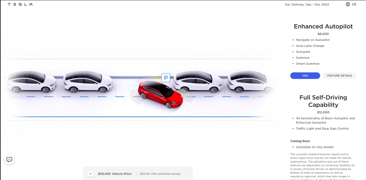 Tesla relanza piloto automático mejorado y retira paquete de conducción autónoma