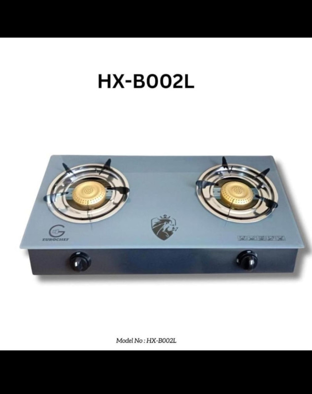 2 burner glass top jiko