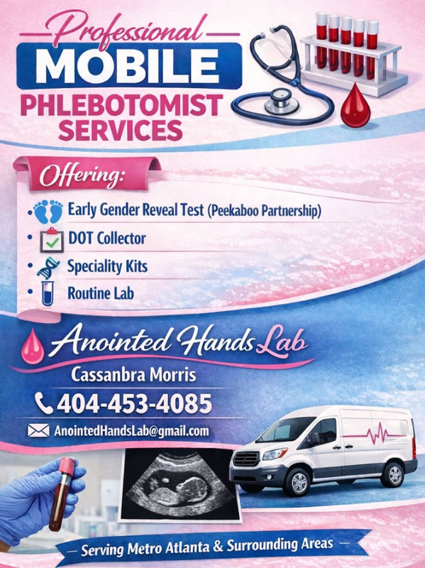 Anointed Hands Lab — mobile phlebotomy service