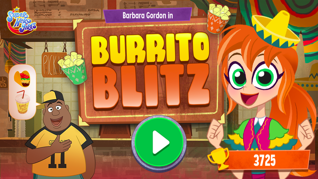 game super hero girl burrito