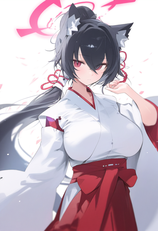 1girl, serika (new year), [[[[[[blue archive]]]]]], mikozin, NDGD, ohlia, {kobay s-3883226199