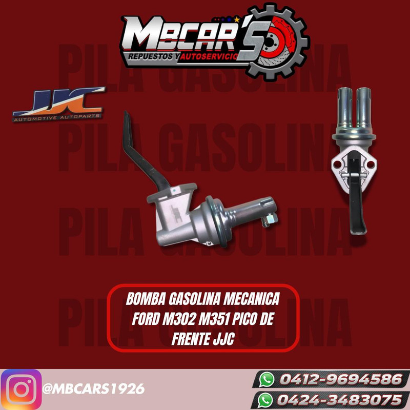 BOMBA DE GASOLINA MECANICA FORD M302 M351 PICO DE FRENTE 
