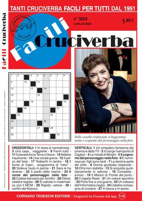 Facili Cruciverba – Luglio 2022