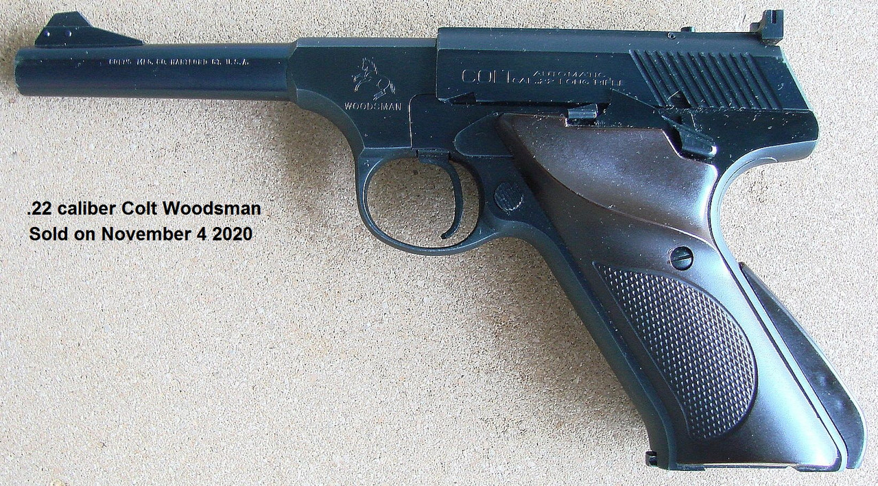 SOLD $820 Nov 4 2020 Colt Woodsman