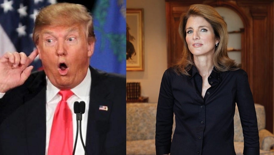 Caroline Kennedy and Donald Trump