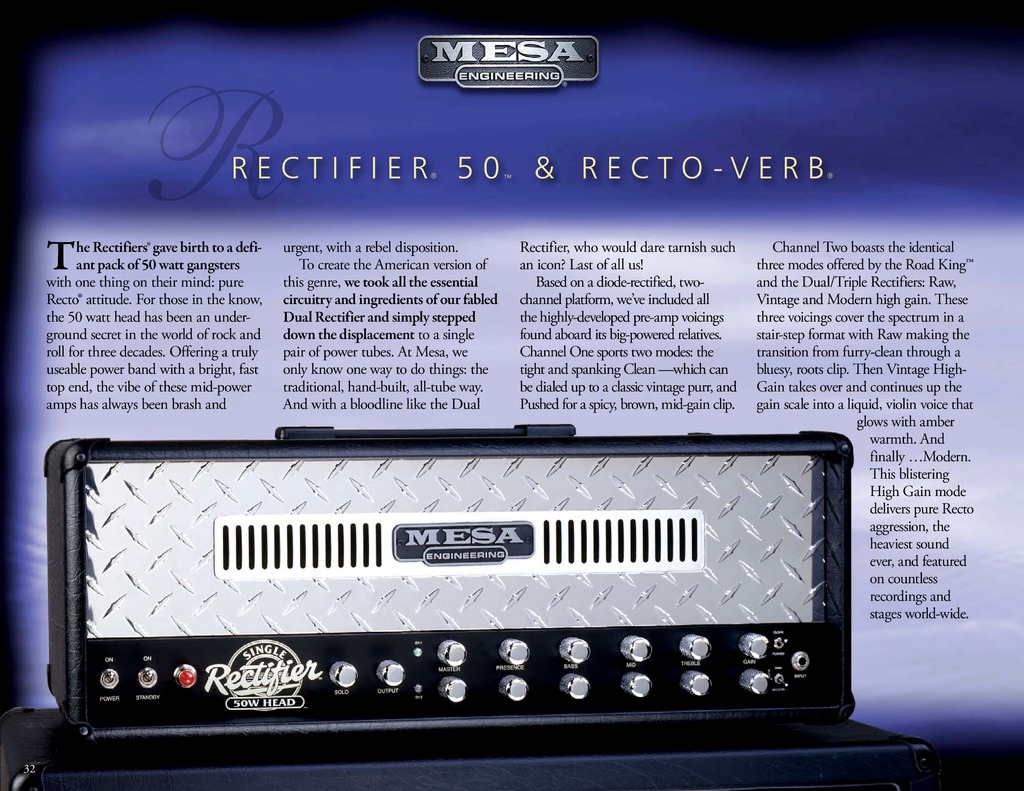 Mesa 2010 Catalog Single Rectos - Page 1