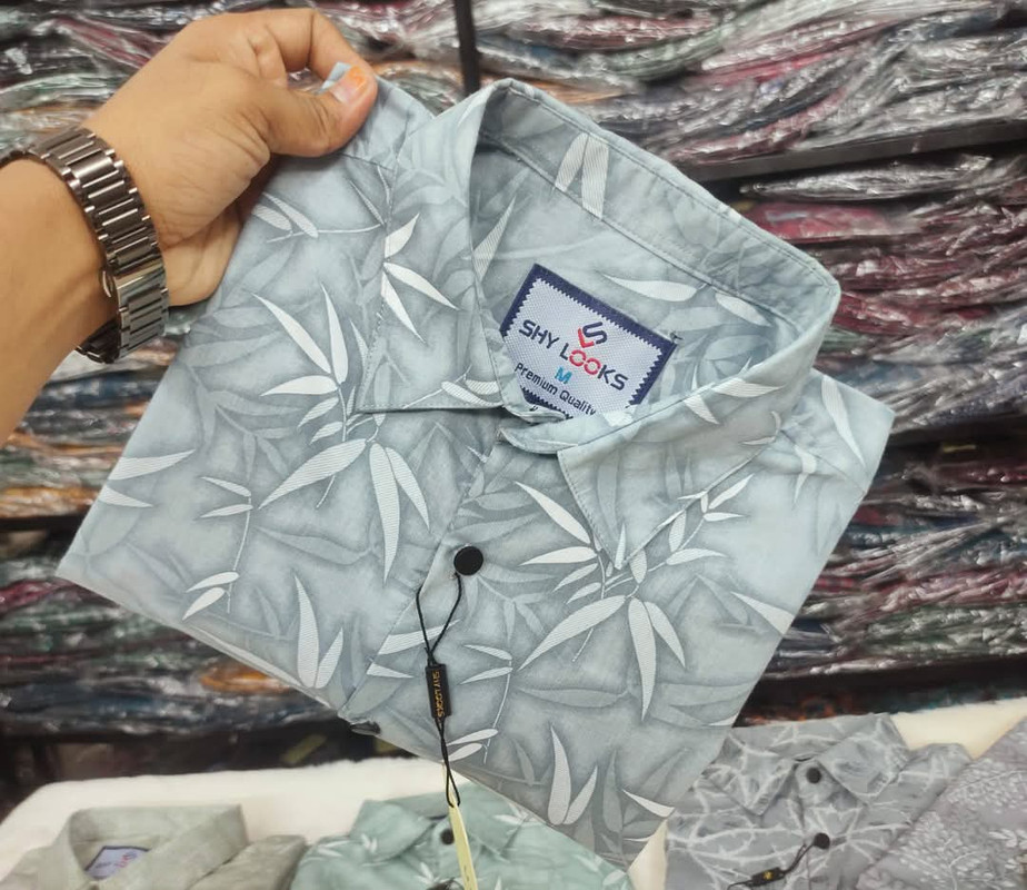 ঈদ স্পেশাল পিউর কটন ফুল স্লিভ প্রিন্ট শার্ট ফর মেনস – শাই লুক্স থেকে এক্সক্লুসিভ কালেকশন