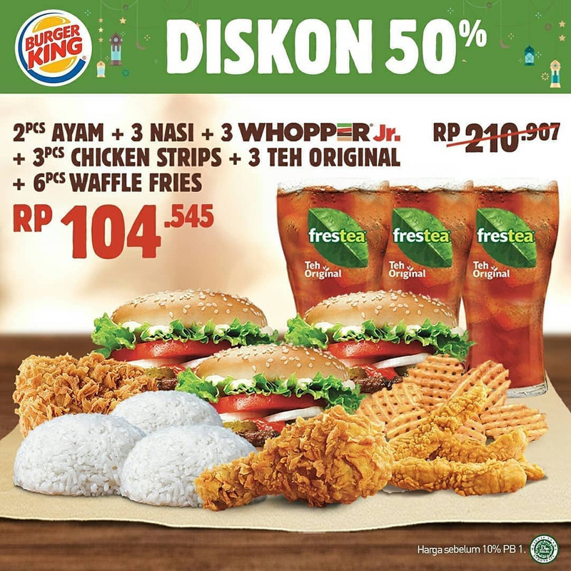 Promo Burger King Kupon Juni 2019