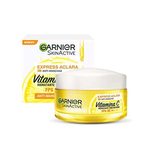 Garnier Skin Naturals Face Express aclara crema hidratante tono uniforme con fps 30 (Planea y Ahorra) 
