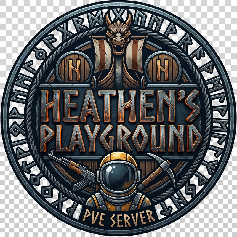Heathen's Playground X50 PVE logo