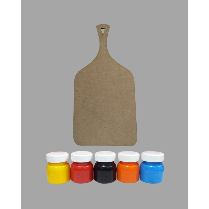 Fluid Art on MDF Chopping Board DIY Kit