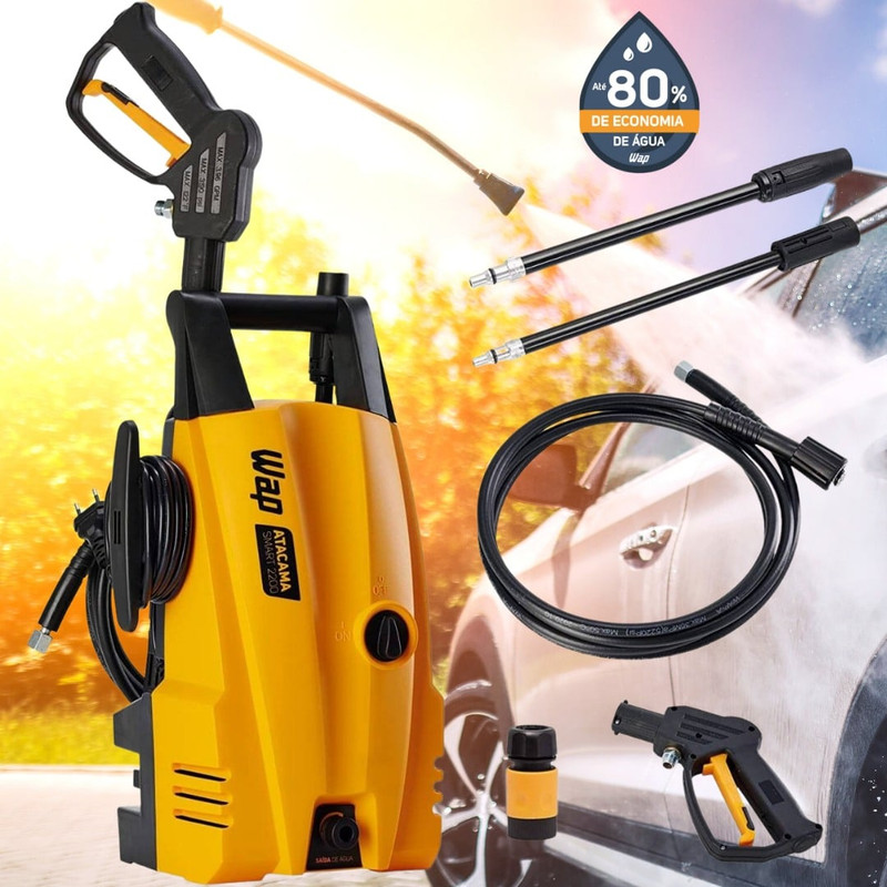 Lavadora de Alta Pressão WAP ATACAMA SMART 2200 1400W 1500 PSI/Libras 330L/h Jato Leque e Concentrado 220V